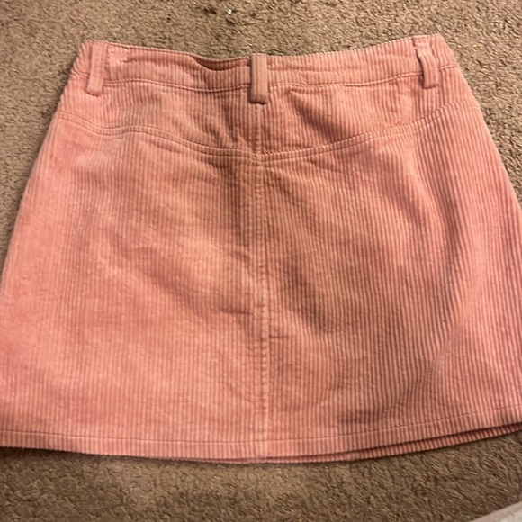 Pink denim mini skirt - Picture 2 of 5